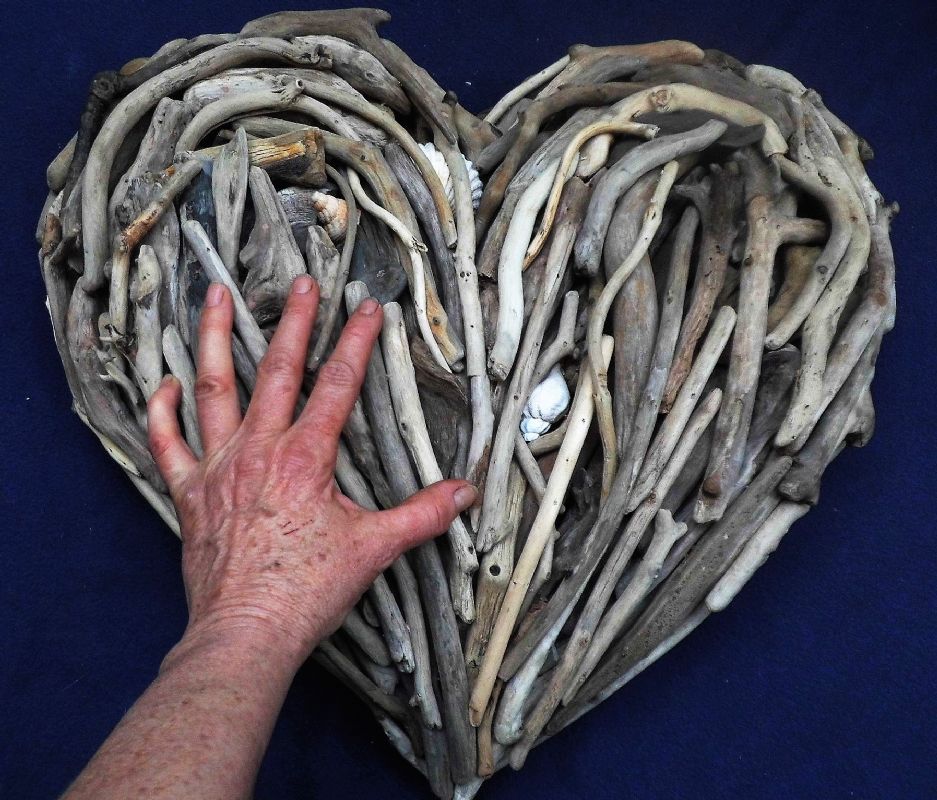 Sarah Wilson Driftwood Heart